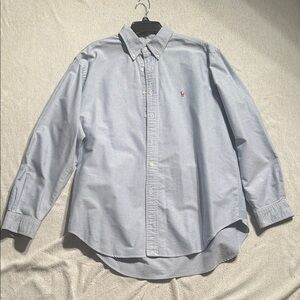 Ralph Lauren Blue Label Classic Fit Light Blue Button Down Shirt